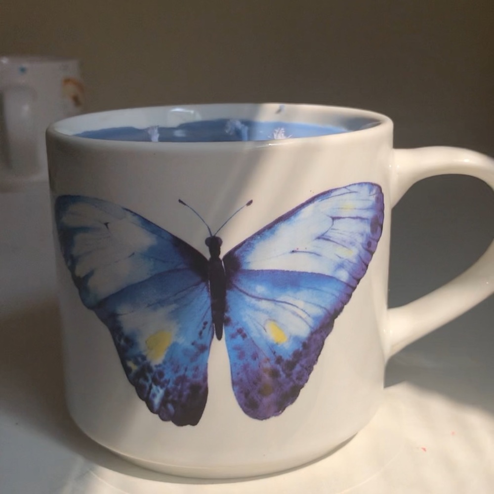 Butterfly blueberry candle for sale
